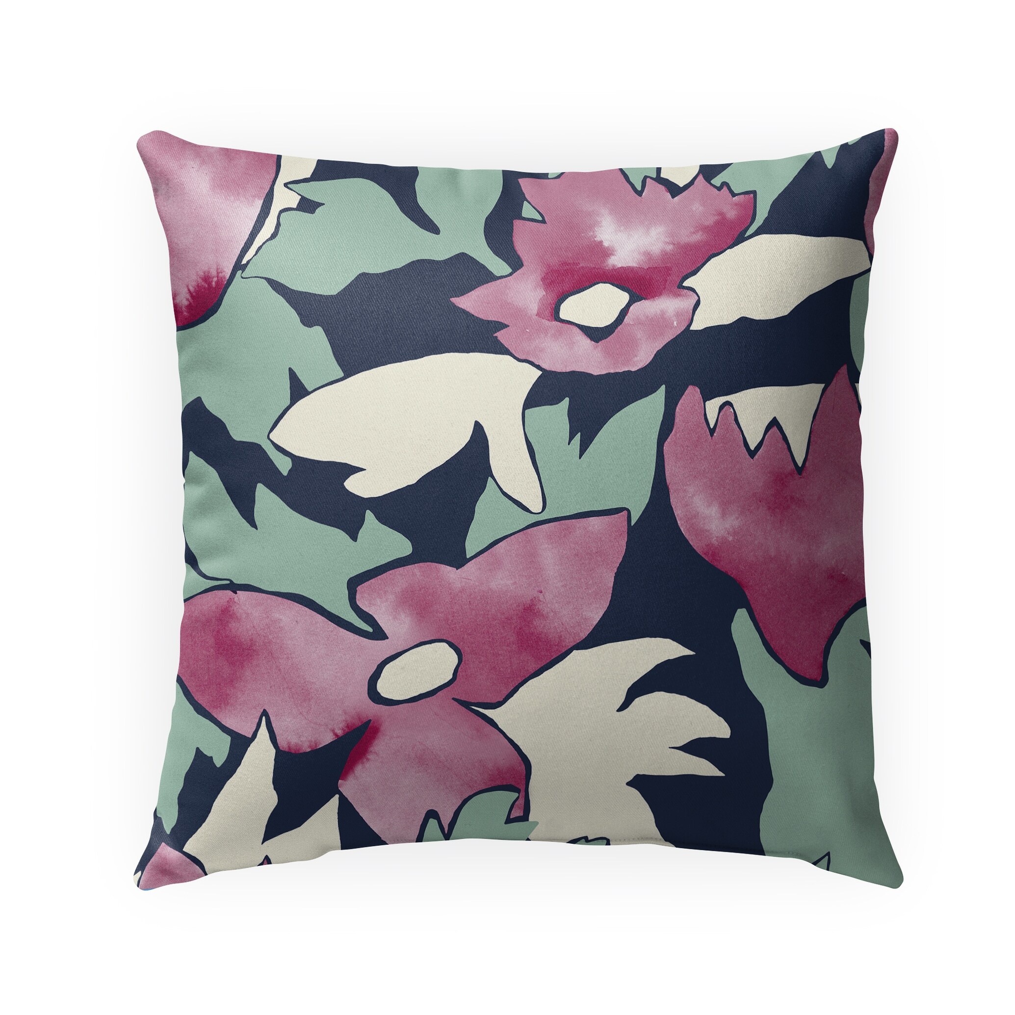 Pink and on sale green outdoor pillows